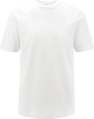 Bottega Veneta Katoenen Jersey T-shirt - Heren - T-shirts - Wit - L - Katoen - Tops