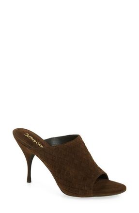 Jeffrey Campbell Bonsoir Slide Sandal in Brown Suede at Nordstrom, Size 9.5