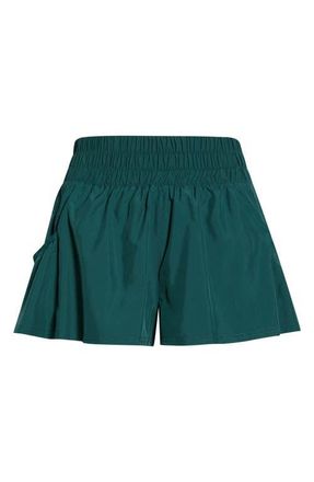 Free People FP Movement Get Your Flirt On Shorts in Evergreen at Nordstrom, Size X-Small