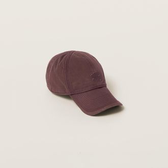 Miu Miu Drill baseball cap