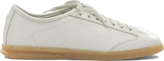 Henderson Schoenen, Heren, Wit, 40 EU, Leer, Elton Nappa Leren Sneakers