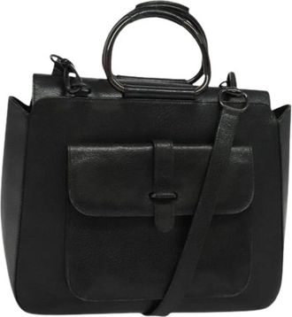 Gucci Pre-owned Handbags, female, Black, Size: ONE SIZE Pre-owned Leather gucci-bags