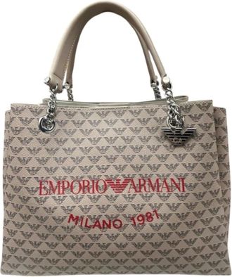 Emporio Armani Mujer, Bolsos, Beige, Talla: ONE Size