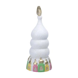 OEM Modelo De Torre De Mezquita Dorada Y Blanca Con Caja - 25399