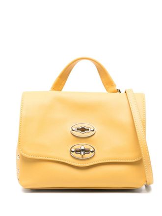 Zanellato Womens Postina Baby Bag In Smooth Yellow Sole Leather