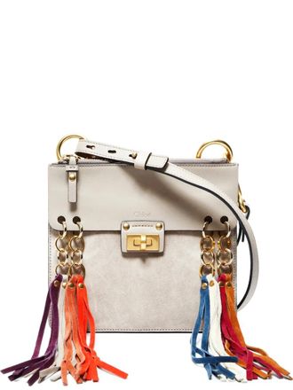 Chlo&eacute; 2000-2015 Jane crossbodytas met franje - Beige
