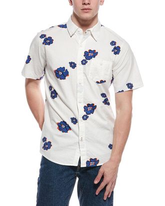 Weatherproof Vintage Weatherproof Vintage Seersucker Print Shirt