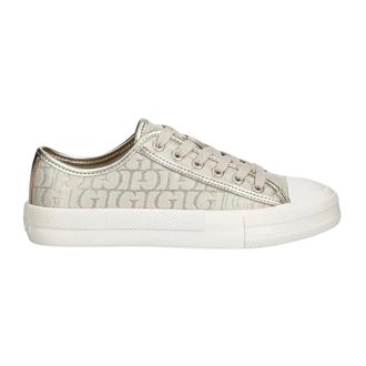 Guess Schoenen, Dames, Geel, 37 EU, Katoen, Carey 3 Sneaker