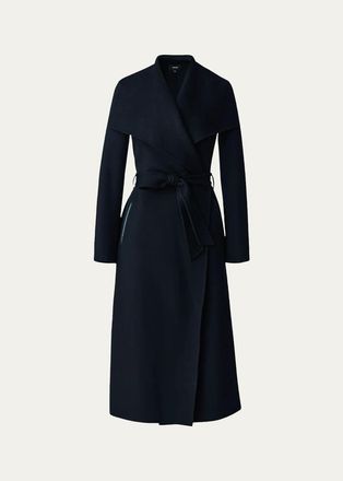 Mackage Mai Long Wool Wrap Coat