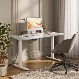 Vicco Escritorio Elevate, Blanco, 140 X 80 Cm, Vicco