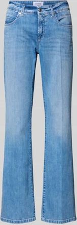 Cambio Cambio Flared Fit Jeans aus Baumwoll-Mix Modell PARIS in Jeansblau, Gr&ouml;&szlig;e 46