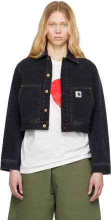 ジャケット CHLOE BLACK GLOSSY COTTON CANVAS JACKET Chloé Black Glossy Cotton Canvas Jacket | ModeSens
