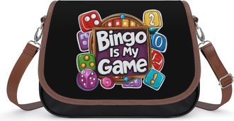 Generic My Bingo Game Night Fashion Womens Crossbody Bags Novelty Handbag Shoulder Bag Purse