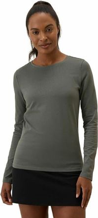 Pact Luxe Stretch Jersey Slim Long Sleeve Tee in Castor Grey at Nordstrom, Size Xx-Large