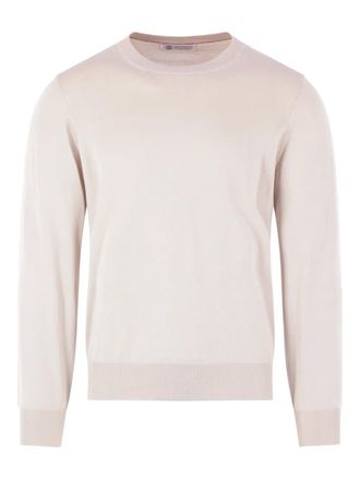 Brunello Cucinelli Ribgebreide trui - Beige