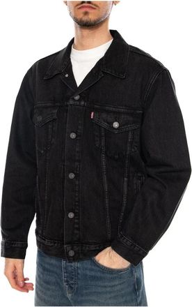 Levi's Relaxed Type 3 Trucker Jacket - Heren - Spijkerjassen - Zwart - S - Katoen - Jassen