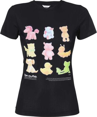 Eytys Short Sleeve Printed Cotton T-shirt