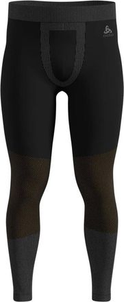 Odlo Fundamentals Performance Warm Long Bottoms - - Sport - Uomo - Nero - M
