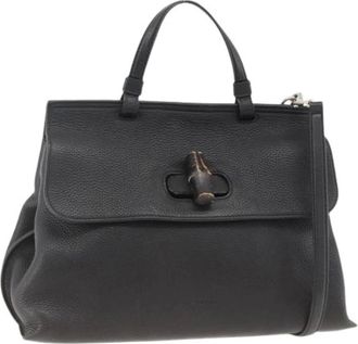 Gucci Pre-owned Handbags, female, Black, Size: ONE SIZE Pre-owned Vintage Hand Bag