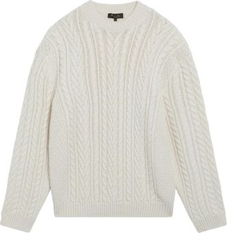 Loro Piana Schooner Crewneck Sweater - Heren - Ronde hals truien - Beige - S - Kasjmier - Truien & Vesten