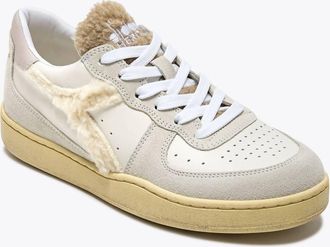 Diadora Womens Basket Low Chalet Sneakers In Beige