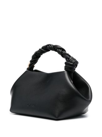 Ganni Womens Handbag Bou Black Leather Handbags Hand Bags
