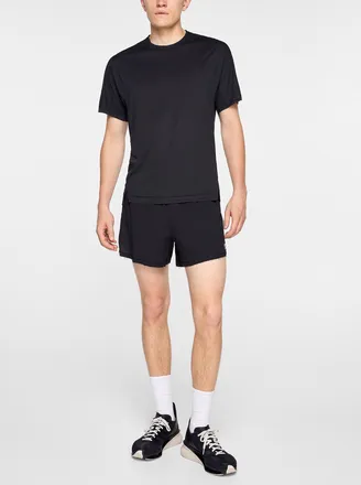 Yohji Yamamoto Mens Split piping waffled track short