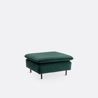 La Redoute Interieurs Poef in fluweel, Ivete