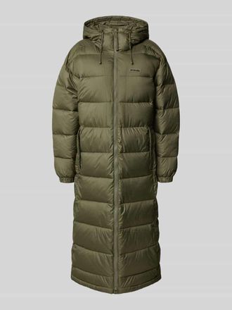 Columbia Steppmantel mit Kapuze in Oliv, Gr&ouml;&szlig;e XS