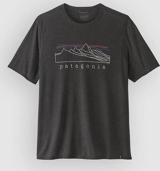 Patagonia Cap Cool Trail - Stratapeaks T-Shirt schwarz