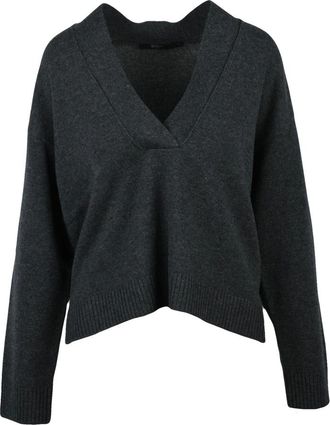 Seventy Truien & Vesten, Dames, Grijs, M, Wol, Maglia a V