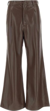 Andamane Wide Broeken - Dames - Wijde Broeken - Bruin - XS - Broeken