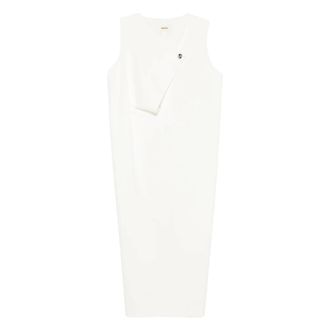 Khaite Wrap Jurken - Dames - Jurken - Wit - Maat: 2XS