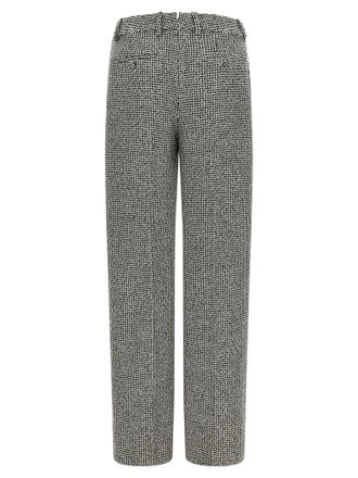 Tom Ford Houndstooth Trousers - Black