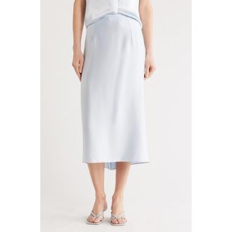 Vince Satin Slip Skirt in Surf Mist at Nordstrom Rack, Size 12