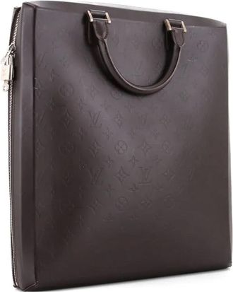 Louis Vuitton Borsa tote Elvin con monogramma - Marrone