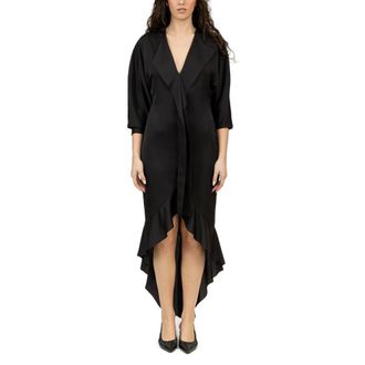 Philosophy di Lorenzo Serafini Dames, Jurken, Zwart, Maat: L Satijn