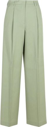 Golden Goose Naomi Green Virgin Wool Pants