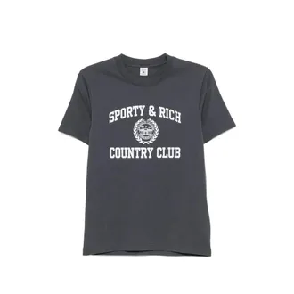 Sporty & Rich Logo-print T-shirt