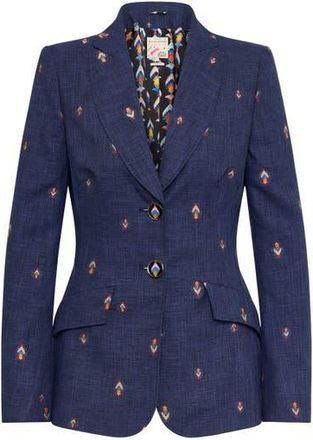 Maison Common Jeans Jacquard Blazer in Jeansblue at Nordstrom, Size 44