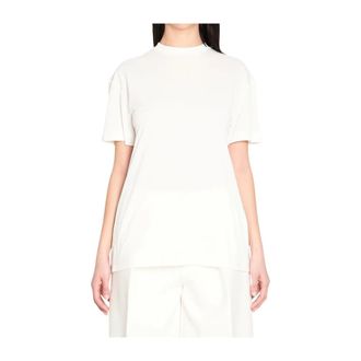 Jacquemus T-Shirts, female, White, Size: M The Ventadou Top