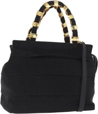 Ferragamo Pre-owned Handbags, female, Black, Size: ONE SIZE Pre-owned Handbag