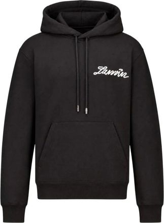 Lanvin Petit Logo Hoodie - - Sweatshirts & Hoodies - Uomo - Nero - L