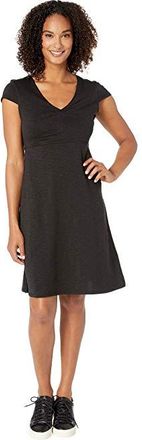Toad&Co Rosemarie Dress Womens Dress Black : XL, Cotton/Jersey/Modal
