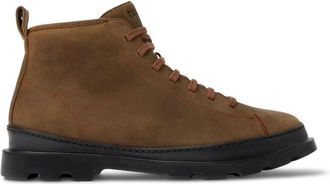 Camper Bruine Brutus Herenlaars - Heren - Veterlaarzen - Bruin - 43 EU - Leer - Schoenen