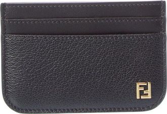 Fendi Fendi Ff Leather Card Case