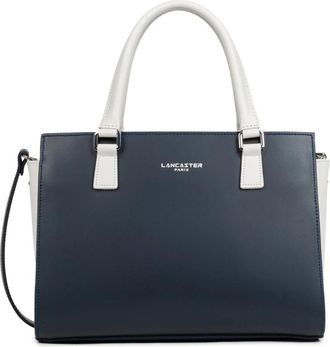 Lancaster Handbags, female, Blue, Size: ONE SIZE Sac &agrave; main Zipp&eacute;e M Smooth