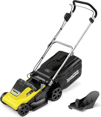 Karcher Rasaerba a batteria LMO 4-18 Dual - Piattaforma batteria: Piattaforma Battery Power+ 18 V - Larghezza di taglio: 37 cm - Altezza di taglio