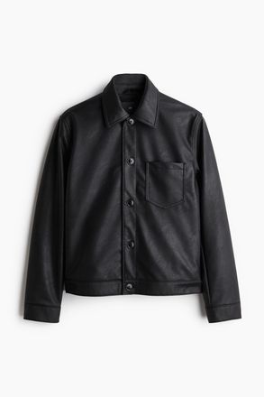 H&M Jacke in Slim Fit - Schwarz