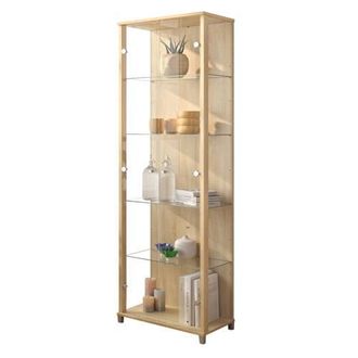 wehkamp home vitrinekast Hanna Basic - eiken